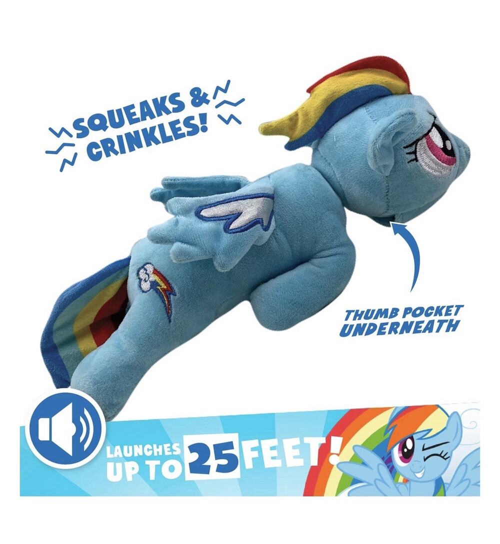 My Little Pony plush plushy dog toy launch and Crinkle Blue